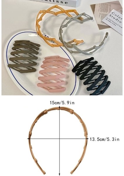 Kolay Taşınabilir Saç Tokası Saç Bandı Katlanır Yeni Nesil modelleri