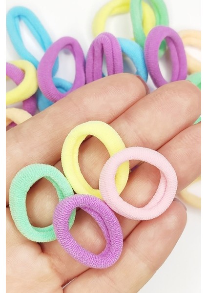 200 Adet Şirin Tatlı Küçük Lastik Tokalar Saç Toplama Örgü Için Lastik Saç Tokası Mini Toka indirimleri