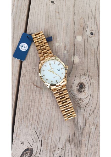 Nautıcal Takvimli Erkek Kol Saati Çelik Kasa Kordon modelleri