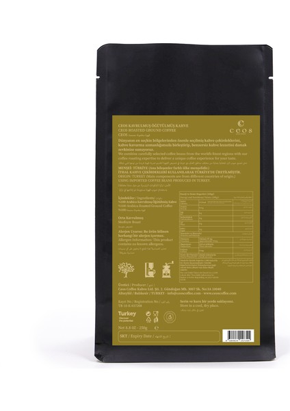 Kenya Aa Taze Öğütülmüş Filtre Kahve (250 Gram) fiyatları