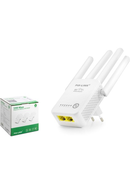 Pıx-Lınk WR48D4Q Wı-Fı Repeater/router/ap 300MBPS 4 Anten Beyaz