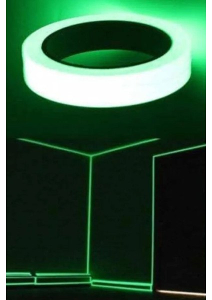 Yeşil Fosforlu Bant 4 Metre Sağlam Kullanışlı Fosforlu Bant fiyatları