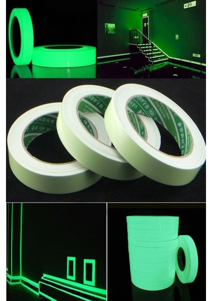 Yeşil Fosforlu Bant 4 Metre Sağlam Kullanışlı Fosforlu Bant fırsatları