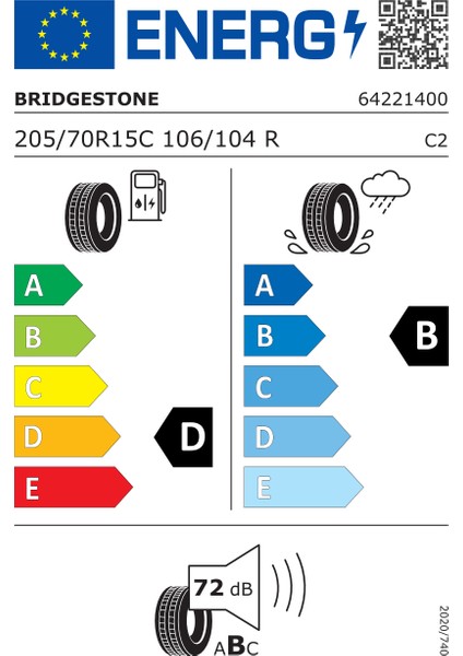 205/70 R15C 106/104R Duravis R660 8pr Oto Yaz Lastiği (Üretim Yılı: 2023)