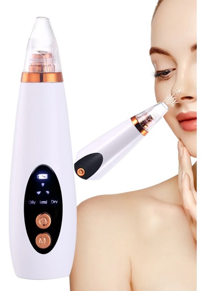 Vakumlu Temizleme Cihazı: Şarjlı, 6 Başlıklı Siyah Nokta Temizleme Aleti fırsatları