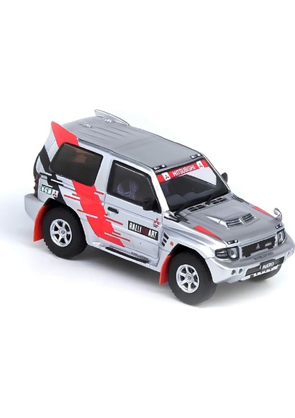 1:64 Diecast Mitsubishi Pajero Evolution Silver Model Araba Inno Model Araba