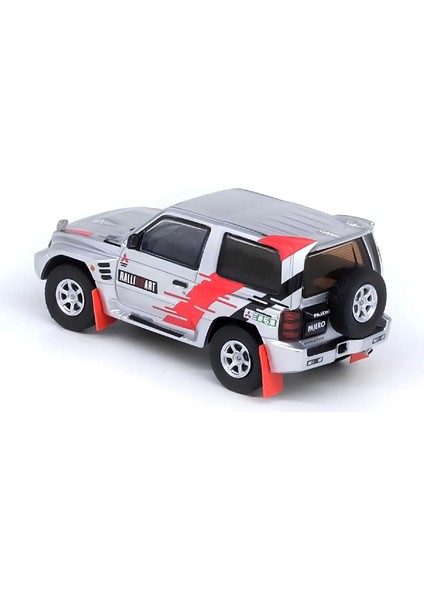 1:64 Diecast Mitsubishi Pajero Evolution Silver Model Araba Inno Model Araba
