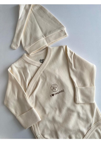 Fukukumbaby Unısex 3-6-9 Ay Organıc Kruvaze Takım Krem fiyatları
