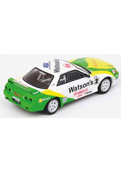 1:64 Diecast Nissan Skyline Gt-R (R32) Watsons Macau Guia Race 1991 Skaife Inno Model Araba