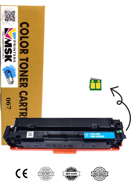 I-Sensys LBP-631CW Muadil Mavi Toner