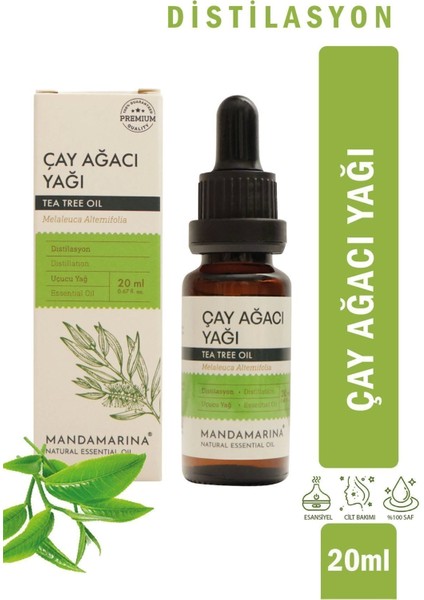 Çay Ağacı Yağı Saf 20 ml