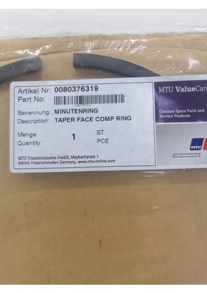 MTU Top Compression Ring 0080375819