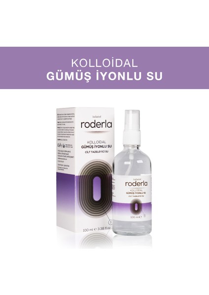 Leafaction Roderla Kolloidal Gümüş Iyonlu Cilt Tazeleyici Su 100 ml