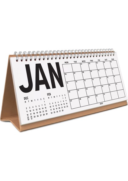 2025 Masa Takvimi, Önceki Ay Sonraki Ay Takvim, Aylık Planlayıcı Takvim, Üç Aylık Takvim, Çift Taraflı Büyük Boy Masa Takvimi, Desk Calendar