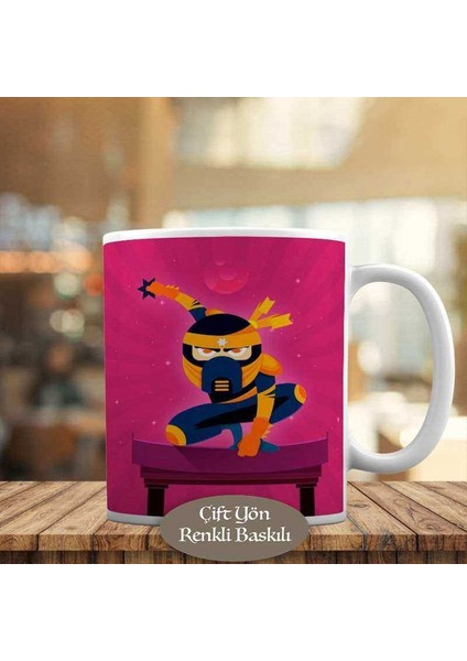 Kahraman Savaşçı Ninja Çocuk Kupa Bardak HEDIYELIK-905