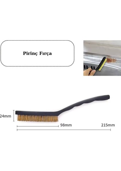 Büyük Boy Temizlik Fırçası 3'lü modelleri
