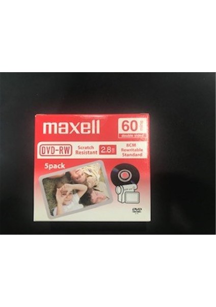 Maxell Dvd-Rw 2.8gb 8cm Rewritable Standar Kamera DVD