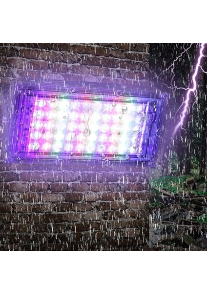 Kumandalı LED Işık Dış Cephe Aydınlatması çok Renkli Rgb led Panel Işık Partiled Aydınlatma (4825)