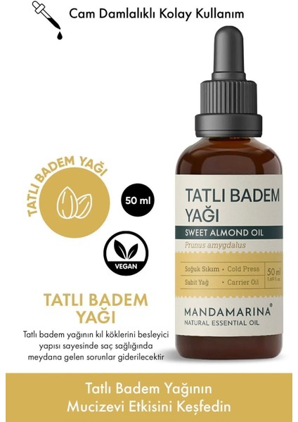 Tatlı Badem Yağı 50 ml