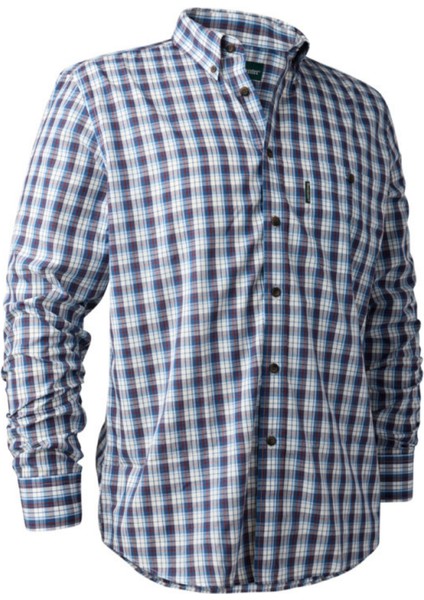 Jeff Shirt 78179 Mavi Kareli Gömlek 41