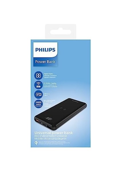 DLP9520C/00, 10,000MAH Power Bank Pd, Qc, Wireless Şarj