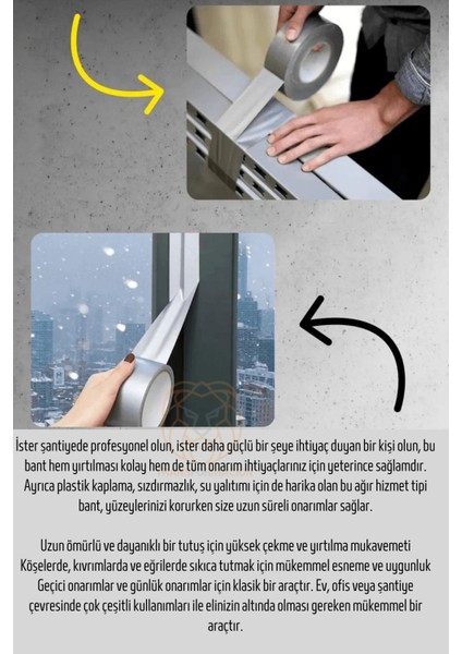 Çok Amaçlı Tamirat Bandı Süper Güçlü ve Su Geçirmez Siyah 721194