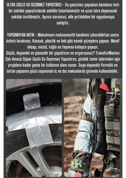 Çok Amaçlı Tamirat Bandı Süper Güçlü ve Su Geçirmez Siyah 721194