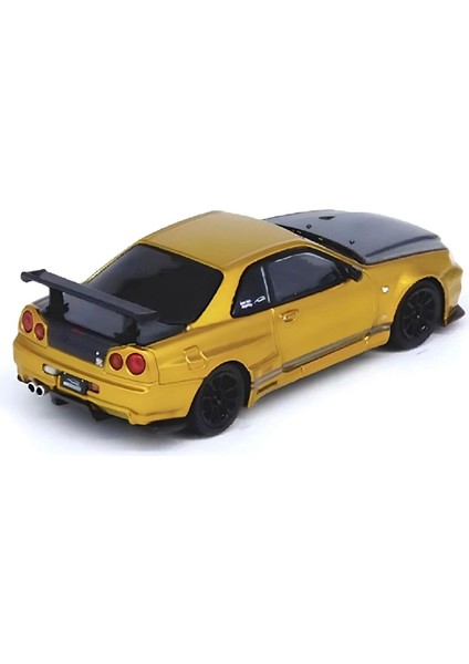 1:64 Diecast Nissan Skyline Gt-R (R34) "top Secret" Tokyo Auto Salon 2024 Inno Model Araba