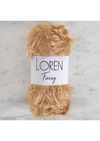 Furry Bej El Örgü İpi- RF0054 - 34061