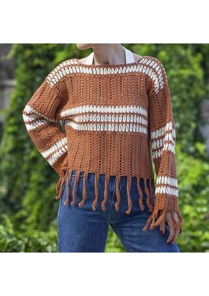 Xl Mercerized Pembe El Örgü İpi- 4 - 33760