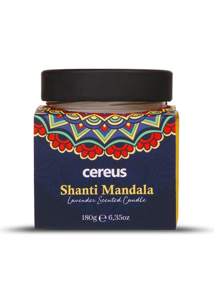 Shanti Mandala Lavanta Kokulu Doğal Soya Mum (180 Gr) modelleri