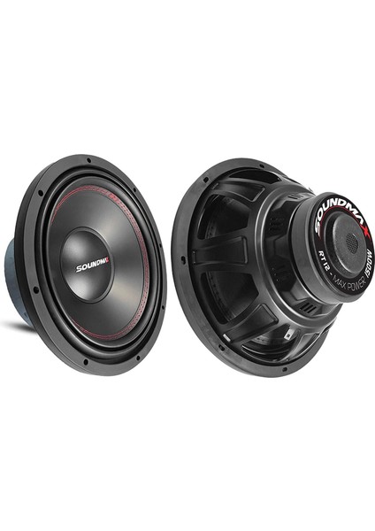 SX-RT12 Oto Bass Subwoofer 30CM 1500 Watt (400 Rms) Siyah 1 Adet