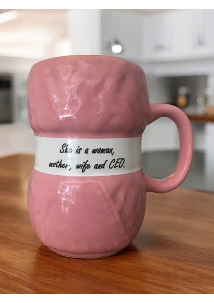 Yumak Kupa Örgü Kupa Yumak Şeklinde Lüx Seramik Kupa , Mug , Çay Fincanı , Nescafe Fincanı