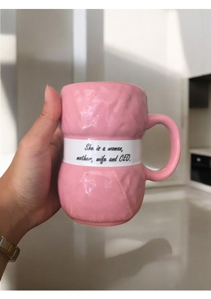 Yumak Kupa Örgü Kupa Yumak Şeklinde Lüx Seramik Kupa , Mug , Çay Fincanı , Nescafe Fincanı