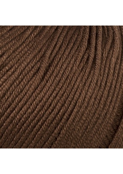 Mercerized Cotton Koyu Kahverengi El Örgü Ipi - 228 - 33579 fiyatları