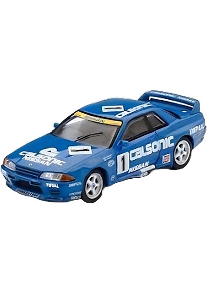 1:64 Diecast Nissan Skyline Gt-R Calsonic Racing Team Jtc 1991 2nd Place Inno Model Araba