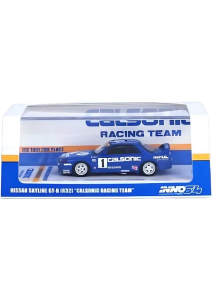 1:64 Diecast Nissan Skyline Gt-R Calsonic Racing Team Jtc 1991 2nd Place Inno Model Araba