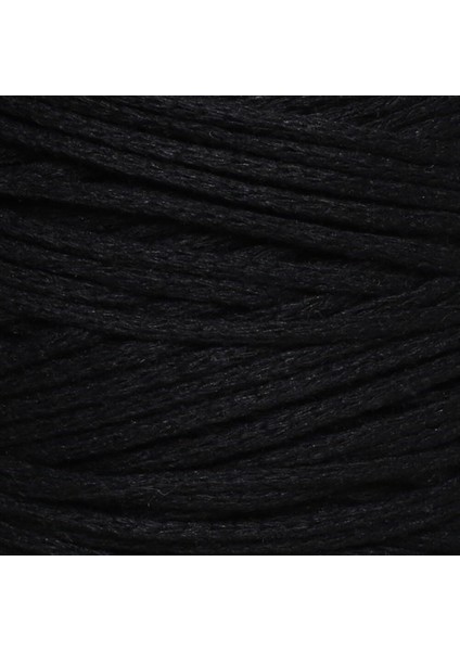 Loren Cotton Macrame Siyah - R004 - 34359