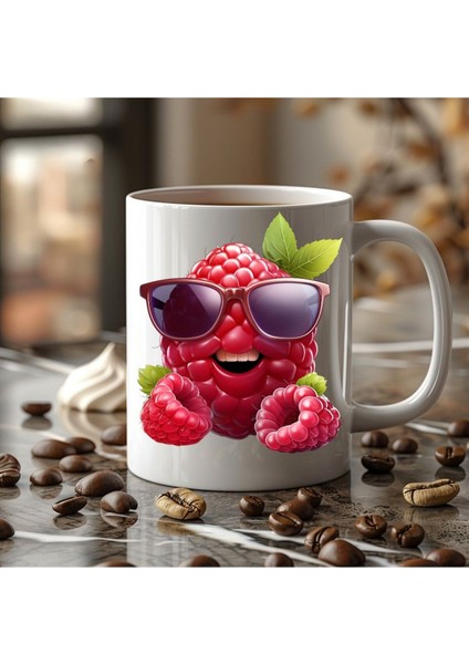 Meyve Emoji Şeklinde 3 Boyutlu Tasarım Seramik Kupa Mug - Hediyelik Kupa Bardak fiyatları