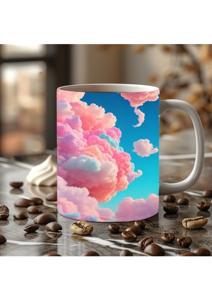 Bulut Şeklinde 3 Boyutlu Tasarım Seramik Kupa Mug - Hediyelik Kupa fiyatları