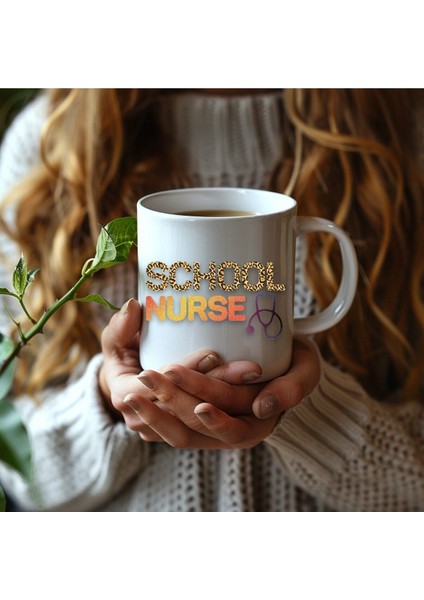 Hemşire Temalı Özel Tasarım Seramik Kupa Mug - Hediyelik Kupa Bardak - Nurse indirimleri
