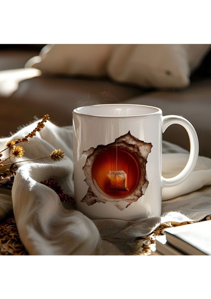 Sallama Çay Baskılı 3D Tasarım Seramik Kupa Mug - Hediyelik Kupa Bardak fiyatları