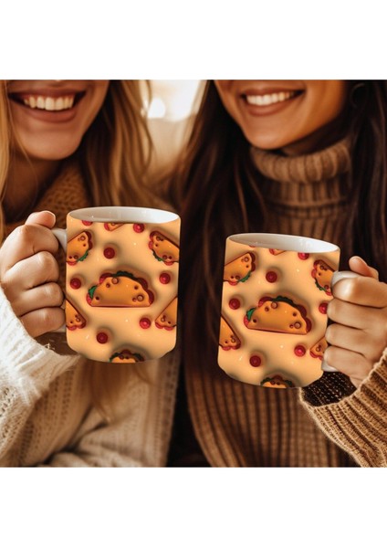 Meyve Baskılı 3D Tasarım Seramik Kupa Mug - Hediyelik Kupa Bardak - Meyve Çeşitleri indirimleri