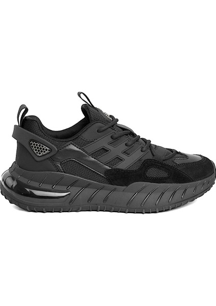 Tod Siyah Bağlı Kalın Taban Sneaker Erkek Spor Ayakkabı