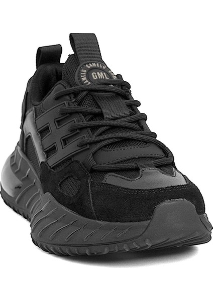 Tod Siyah Bağlı Kalın Taban Sneaker Erkek Spor Ayakkabı