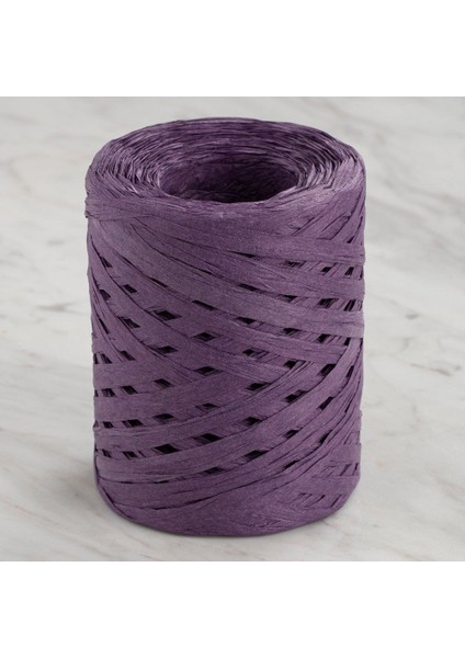 Natural Raffia 90 gr Mor Kağıt Ip - 42