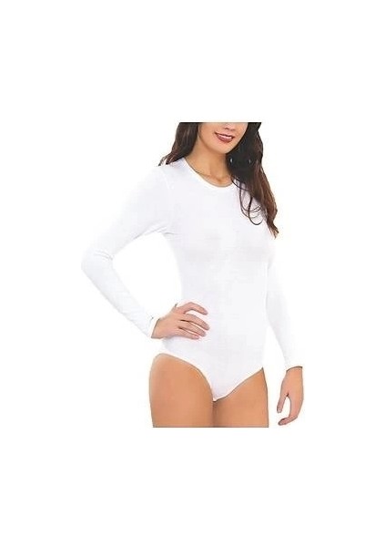 Imer 9261 Kadın Uzun Kol Çıtçıtlı Atlet