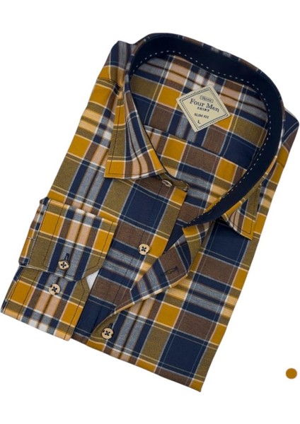 Pamuklu Uzun Kollu Oxford Erkek Gömlek (Regular Kalıp) fiyatları