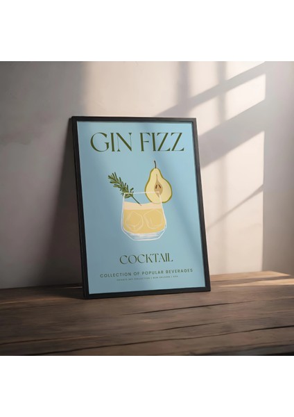Dekoratif Çerçevesiz Poster Minimalist Paloma Kokteyl Illüstrasyonu fiyatları