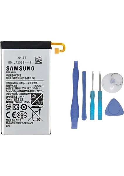 Samsung Galaxy A7 2017 A320 - SM-A320 Batarya Pil Sıfır Orijinal + TAMİR SETİ